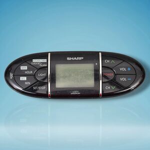 sharp lcd tv magnetic remote control ga625wjsa with clock/timer/alarm genuine